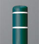 Green Post Cover with White Stripes Green Post Cover with White Stripes