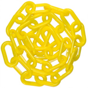 Mr. Chain 2" Plastic Chain - Yellow - 100 feet