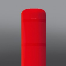 DINGED 10 7/8" x 60" Red Bollard Cover/no tape