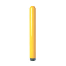 DINGED Threaded Base 4" x 32" Powder Coated Bollard