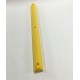 6 Ft Plastic Parking Curb - Yellow