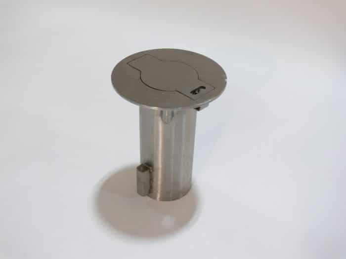 4" x 48" Removable Bollard - Powder Coated Yellow - Image 4