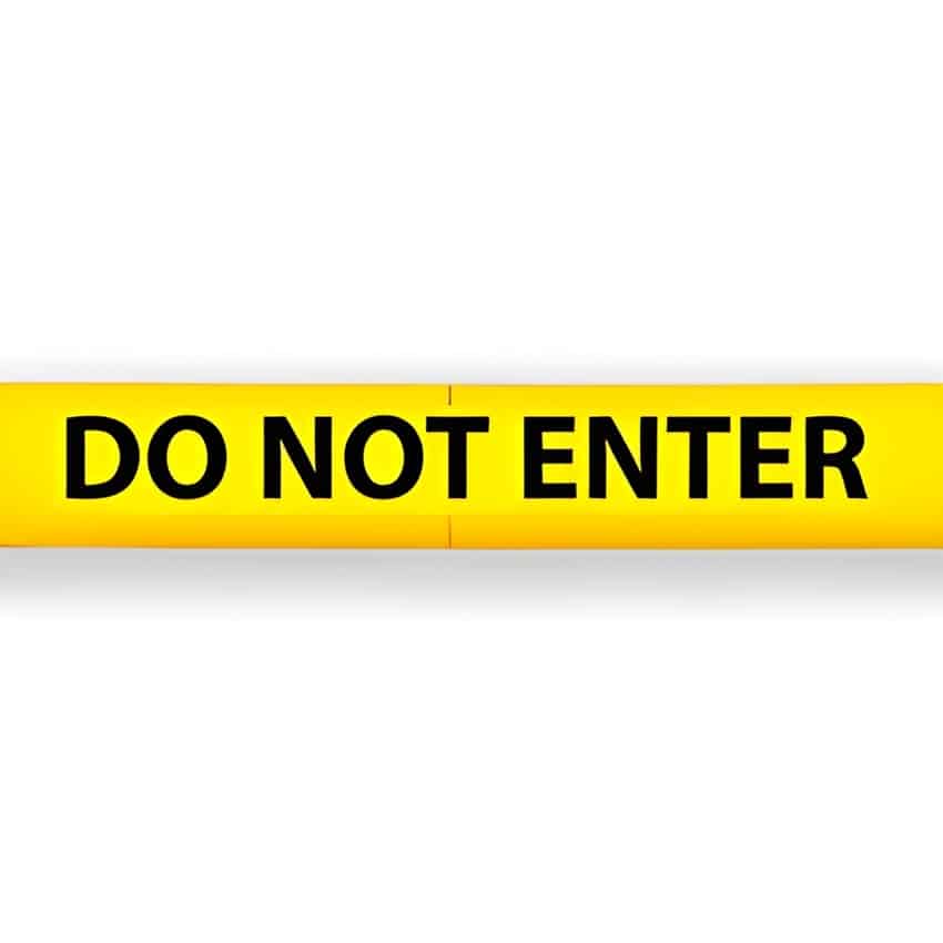DO_NOT_ENTER_Height_Guard-GraphicsKit DO NOT ENTER Graphics Kit - Image 1