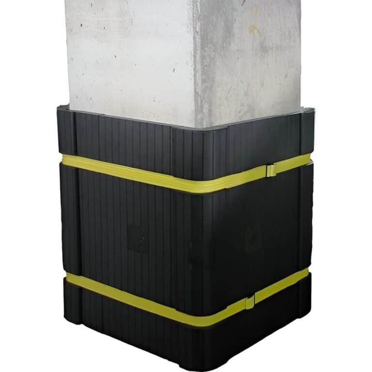 Park Sentry Black Square Column Guard Kit - Post Guard