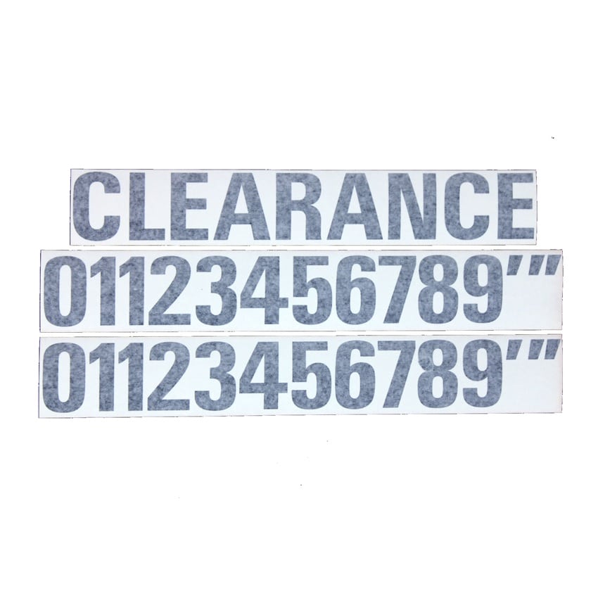 clearance graphics kit Height Clearance Graphics Kit - Image 1