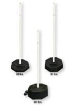 30lb Portable Rubber Sign Post Base - Image 3