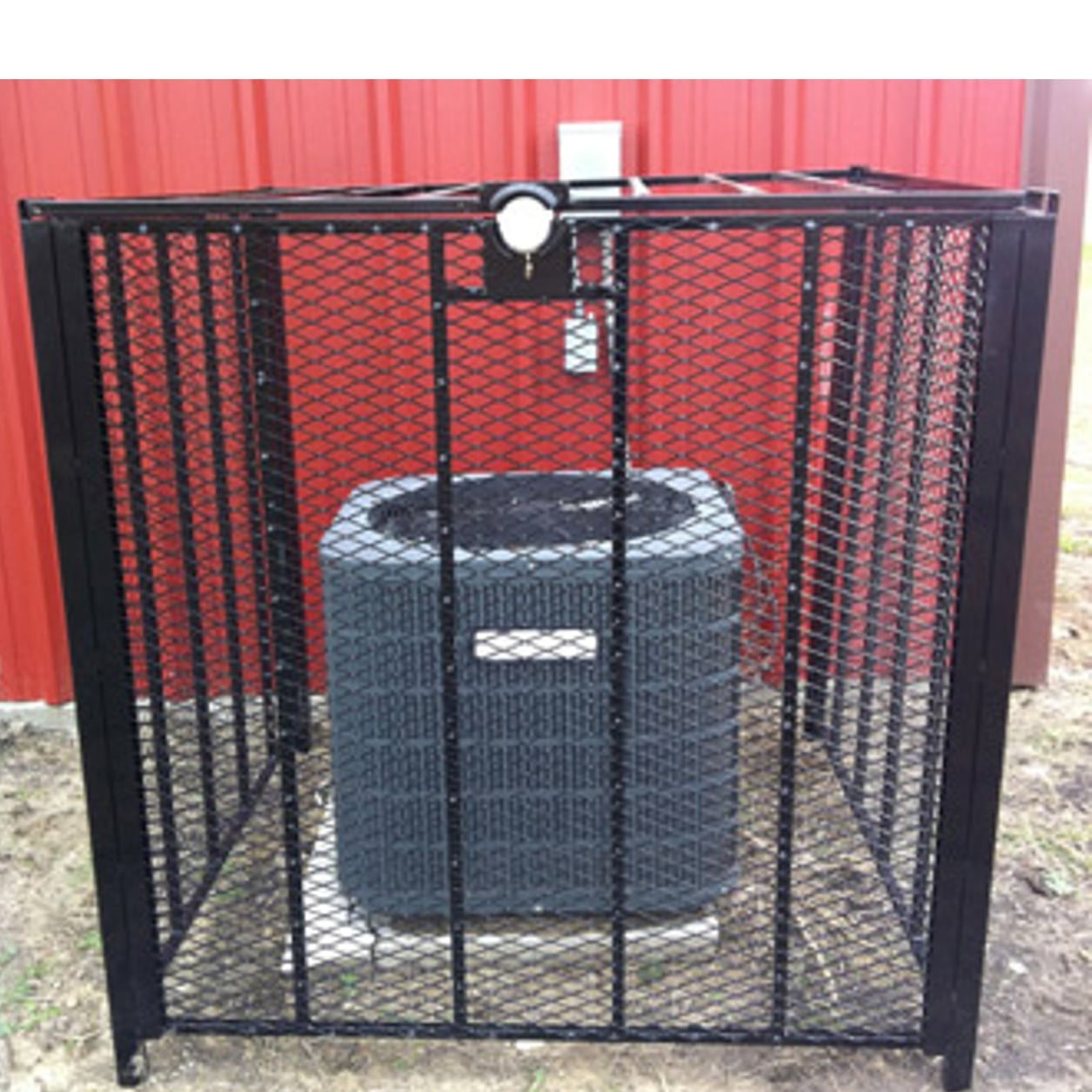 3ftx3ft Air Conditioning Cage T-Rex 4' x 4' Air Conditioning Security Cage - Image 1