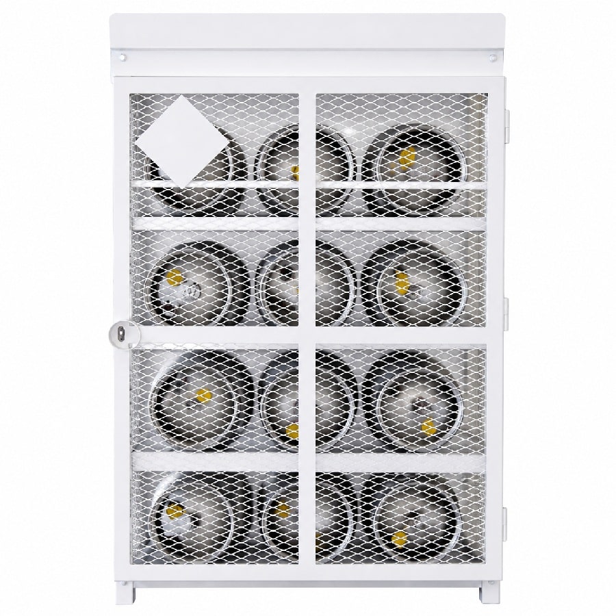 33lb-Propane-Tank-Cage-ENC-FE-33-12 Gas Cylinder Cage - (12) 33lb Propane Tanks - Image 1