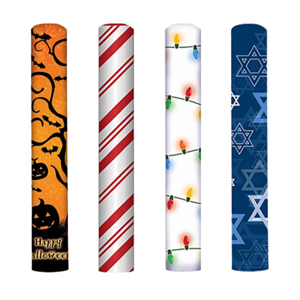 bollardSOX 4 Fall-Winter Holidays - 600x600 bollardSOX™ - 4 Pack Fall/Winter Holiday Assortment - Image 1